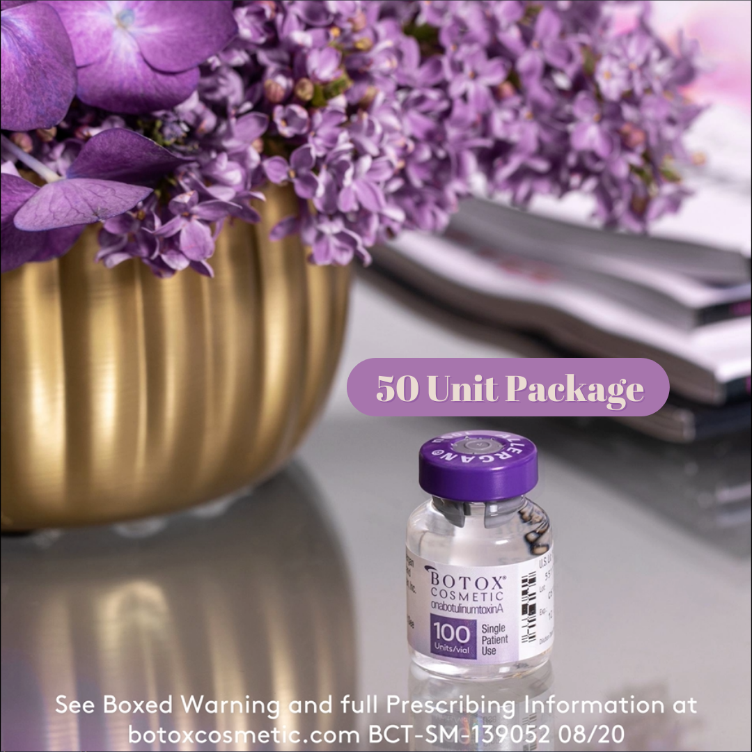 Botox 50 Units + 15 Free Units